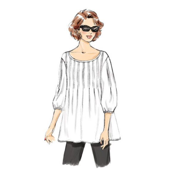 Butterick Schnittmuster - B6024 -  einfaches Damen Sommershirt – Bild 2