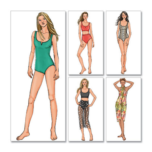 Butterick Schnittmuster - B4526 - Bademode, Strandkleider – Bild 3