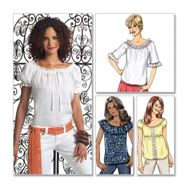 Butterick Schnittmuster - Easy - B4685 - Carmenbluse – Bild 3