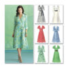 Butterick Schnittmuster - Easy - B5030 - Kleid mit Wickeloptik – Bild 3