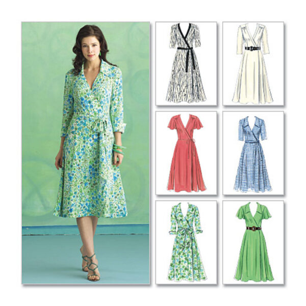 Butterick Schnittmuster - Easy - B5030 - Kleid mit Wickeloptik – Bild 3