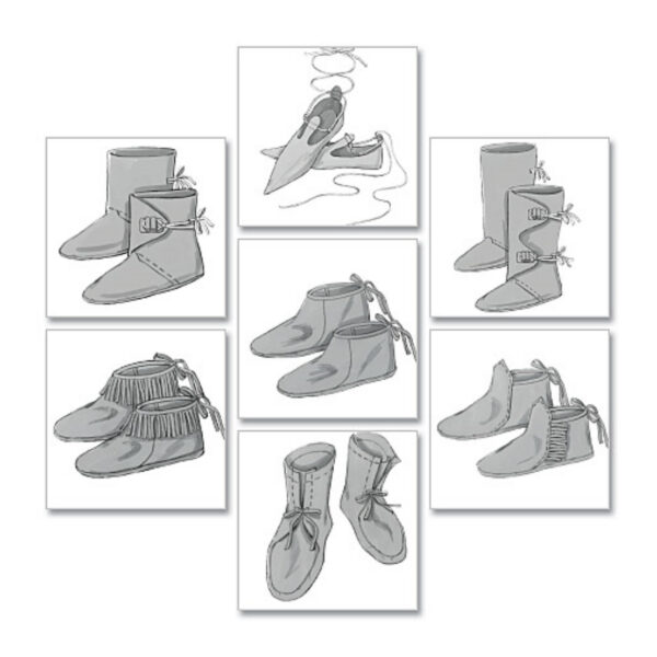 Butterick Schnittmuster - History - B5233 - historisches Schuhwerk – Bild 3