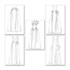 Butterick Schnittmuster - History - B5509 - Schürzenkleid - historische Schürzen – Bild 3
