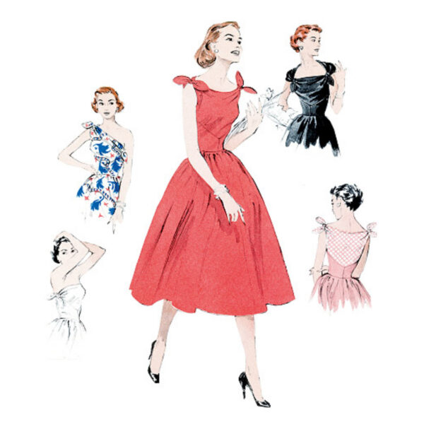 Butterick Schnittmuster - Retro - B5708 - Kleid der 50er Jahre – Bild 3