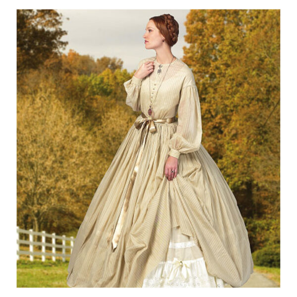 Butterick Schnittmuster - History - B5831 - historisches Gewand, Kleid mit Reifrock – Bild 3