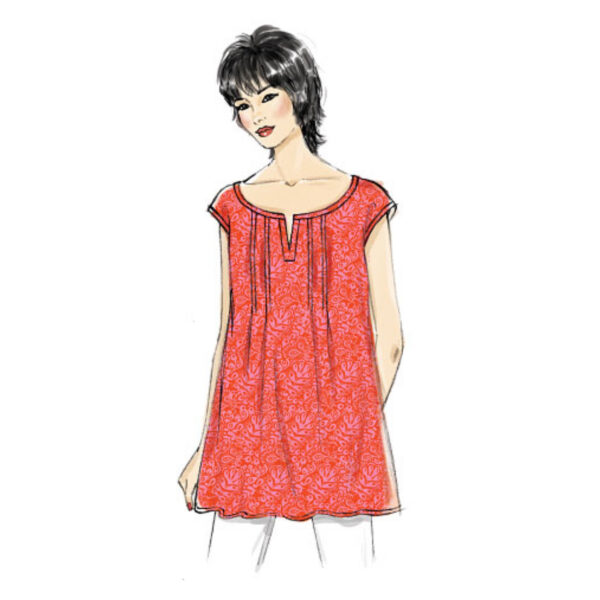 Butterick Schnittmuster - B6024 -  einfaches Damen Sommershirt – Bild 3