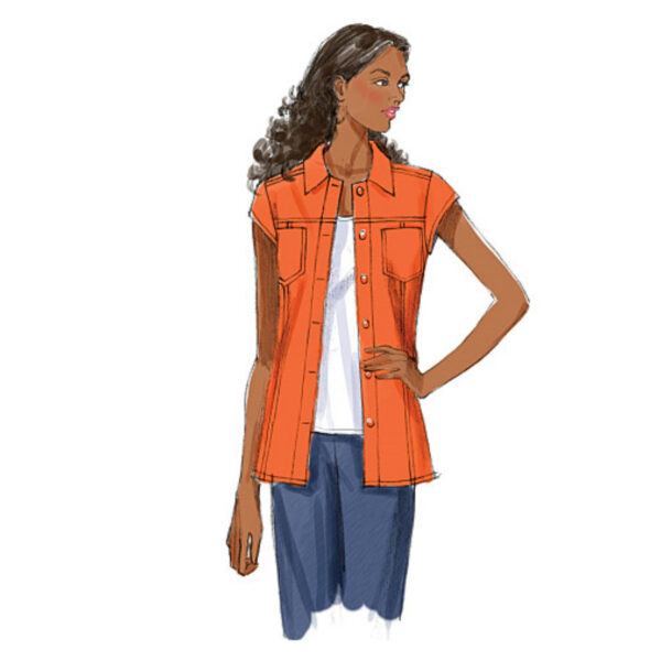 Butterick Schnittmuster - B5616 - Bluse oder Jacke – Bild 4