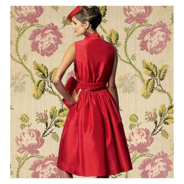Butterick Schnittmuster - B5850 - Wickelkleid mit breitem Taillenbund – Bild 4