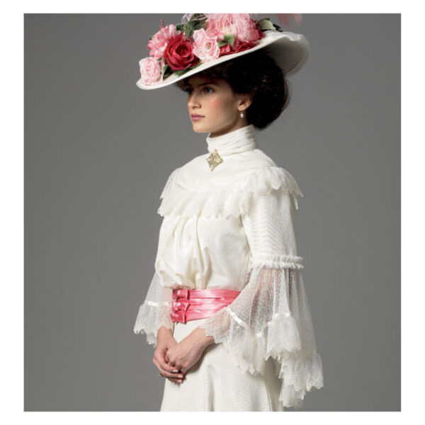 Butterick Schnittmuster - History - B5970 - historische Gewandung, Rock und Bluse – Bild 4