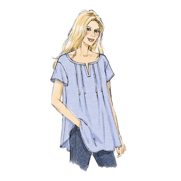 Butterick Schnittmuster - B6024 -  einfaches Damen Sommershirt – Bild 4