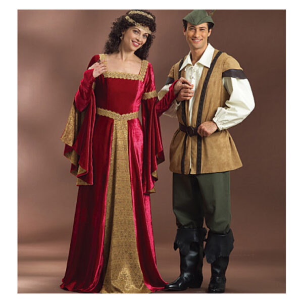 Butterick Schnittmuster - History - B4571 - Kleid, Mittelalter – Bild 5