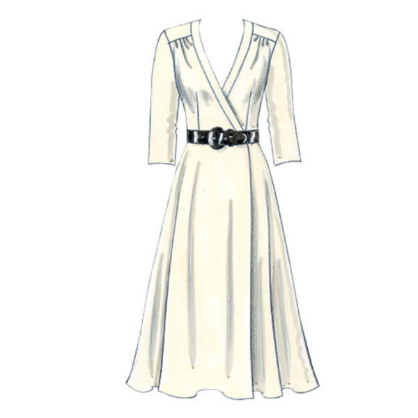 Butterick Schnittmuster - Easy - B5030 - Kleid mit Wickeloptik – Bild 5