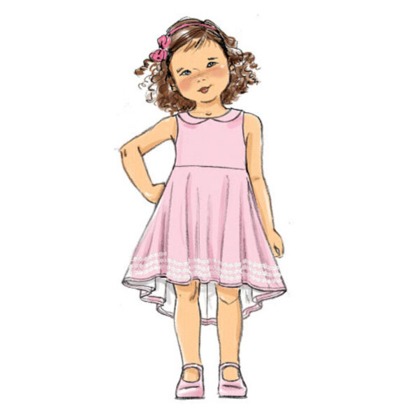 Butterick Schnittmuster - B6013 - Kinderkleid mit Volant – Bild 5
