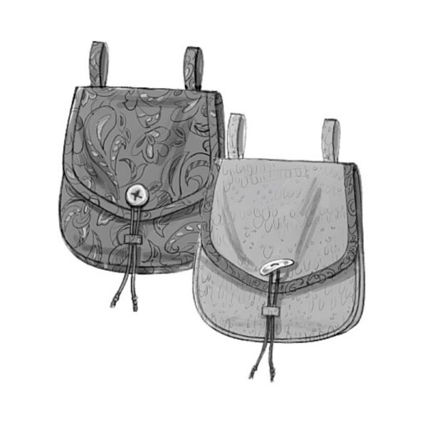 Butterick Schnittmuster - History - B5371 - historische Tasche, Gürtel und Stulpen – Bild 6
