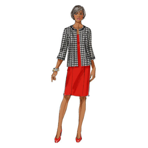 Butterick Schnittmuster - Lifestyle - B5719 - Kombination aus Kleid, Hose, Rock und Blazer – Bild 6