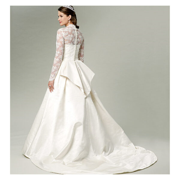 Butterick Schnittmuster - B5731 - traumhaftes Hochzeitskleid mit Schleppe – Bild 6