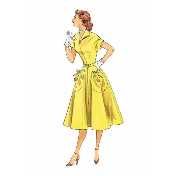 Butterick Schnittmuster - Retro - B6055 - Kleid der 50er Jahre – Bild 6