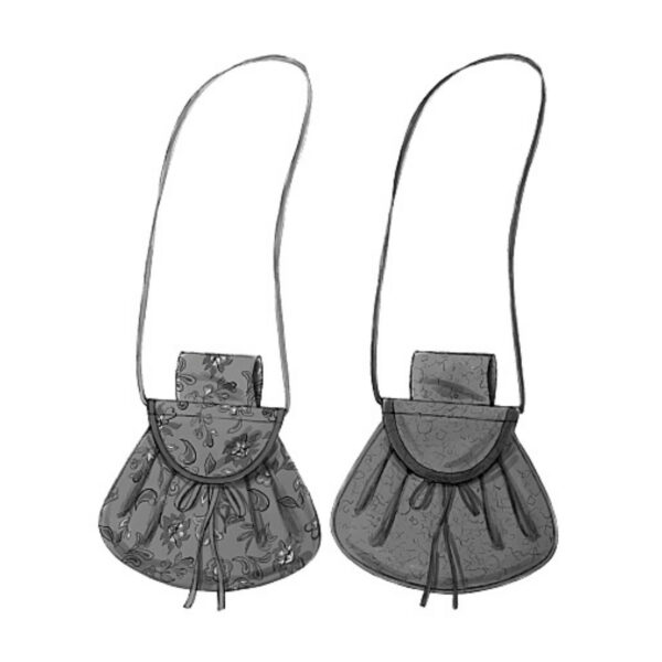 Butterick Schnittmuster - History - B5371 - historische Tasche, Gürtel und Stulpen – Bild 7