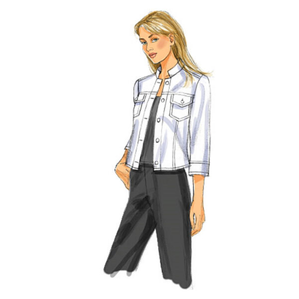Butterick Schnittmuster - B5616 - Bluse oder Jacke – Bild 7