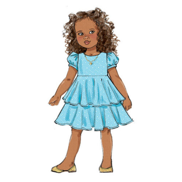 Butterick Schnittmuster - B6013 - Kinderkleid mit Volant – Bild 7