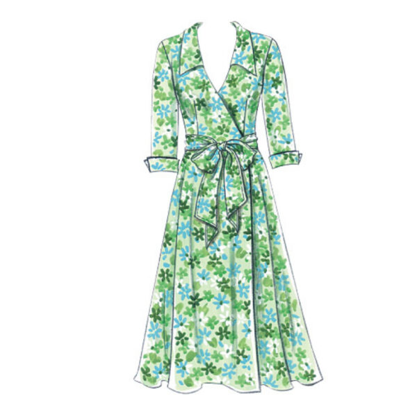 Butterick Schnittmuster - Easy - B5030 - Kleid mit Wickeloptik – Bild 8