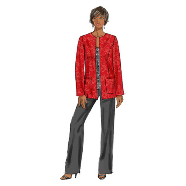 Butterick Schnittmuster - Lifestyle - B5719 - Kombination aus Kleid, Hose, Rock und Blazer – Bild 8