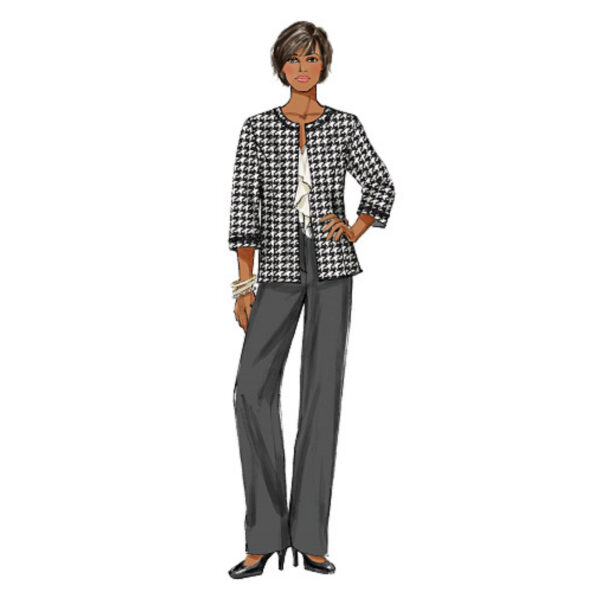 Butterick Schnittmuster - Lifestyle - B5719 - Kombination aus Kleid, Hose, Rock und Blazer – Bild 9