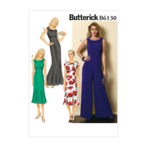 Butterick Schnittmuster - B6130 - Kleid mit Taillenbund