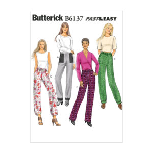 Butterick Schnittmuster - B6137 - einfache Schlupfhose
