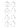 Butterick Schnittmuster - B6107 -  schlichter, einfacher Mantel mit großem Kragen – Bild 7