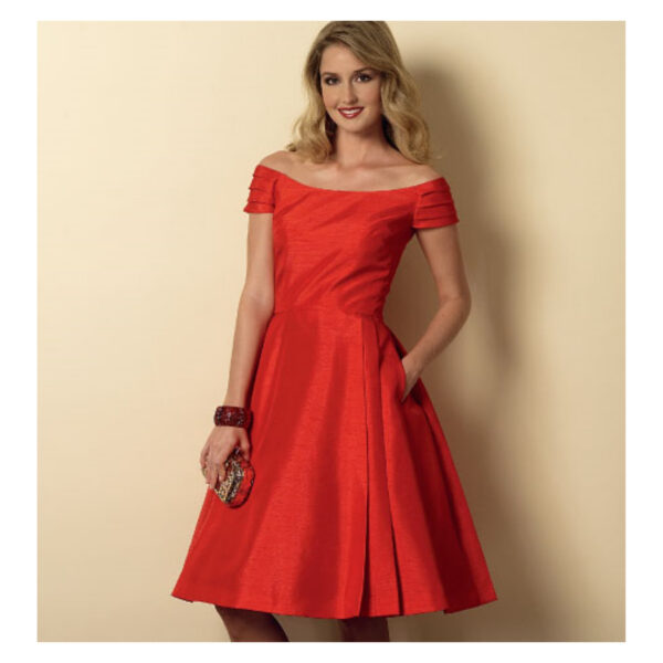 Butterick Schnittmuster - B6129 - Kleid mit Schiffchenausschnitt – Bild 2