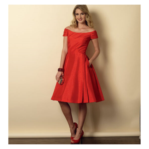 Butterick Schnittmuster - B6129 - Kleid mit Schiffchenausschnitt – Bild 3