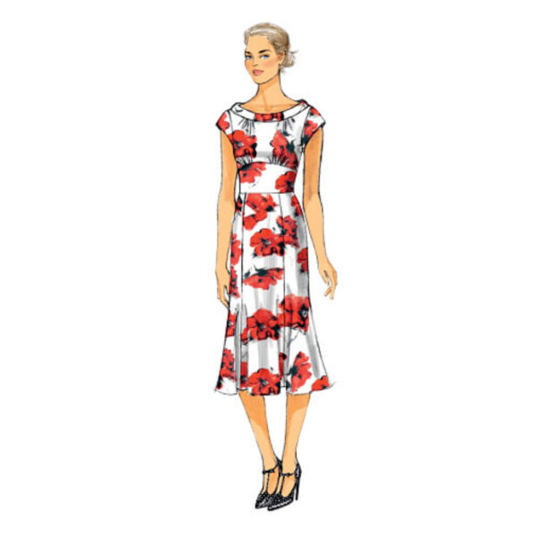 Butterick Schnittmuster - B6130 - Kleid mit Taillenbund – Bild 4