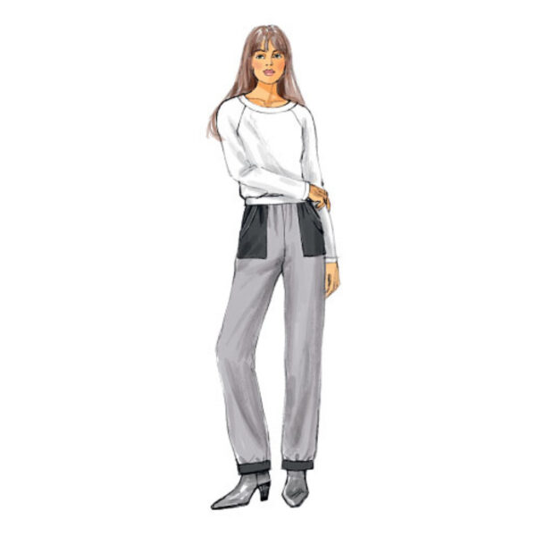 Butterick Schnittmuster - B6137 - einfache Schlupfhose – Bild 5