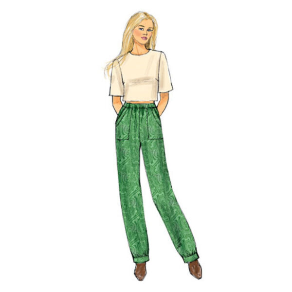 Butterick Schnittmuster - B6137 - einfache Schlupfhose – Bild 6