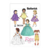 Butterick Schnittmuster - Retro - B6336 - Puppenkleider der 50er Jahre