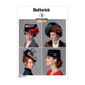 Butterick Schnittmuster - History - B6397 - Hüte und Kappen