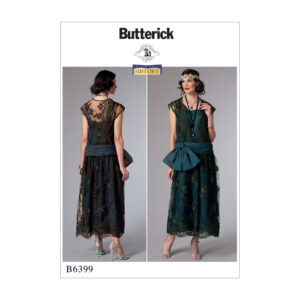 Butterick Schnittmuster - History - B6399 - historisches Kleid der Charleston Zeit