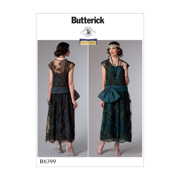 Butterick Schnittmuster - History - B6399 - historisches Kleid der Charleston Zeit