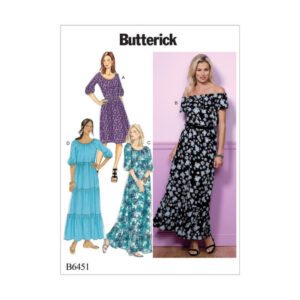 Butterick Schnittmuster - B6451 -  Kleid mit Stufenrock