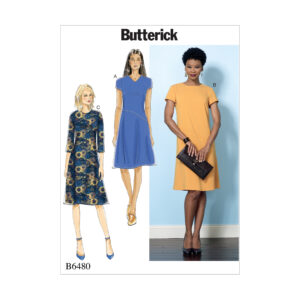 Butterick Schnittmuster - B6480 - schlichtes Damen Kleid