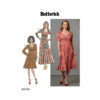 Butterick Schnittmuster - B6586 - Damenkleid mit hoher Taille