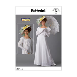 Butterick Schnittmuster - History - B6610 - historisches Kleid und Hut