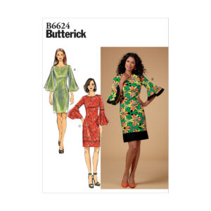 Butterick Schnittmuster - B6624 - schlichtes, elegantes Damenkleid