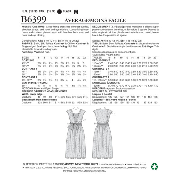 Butterick Schnittmuster - History - B6399 - historisches Kleid der Charleston Zeit – Bild 6