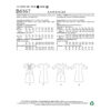 Butterick Schnittmuster - lisette - B6567 - schlichtes, einfaches Kleid mit angeschnittenem Arm – Bild 6