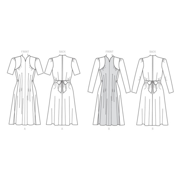 Butterick Schnittmuster - Retro - B6485 - Kleid der 40er Jahre – Bild 8