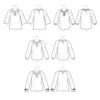 Butterick Schnittmuster - B6632 - Bluse, Damenshirt mit kleinem Schlitz am Ausschnitt – Bild 8