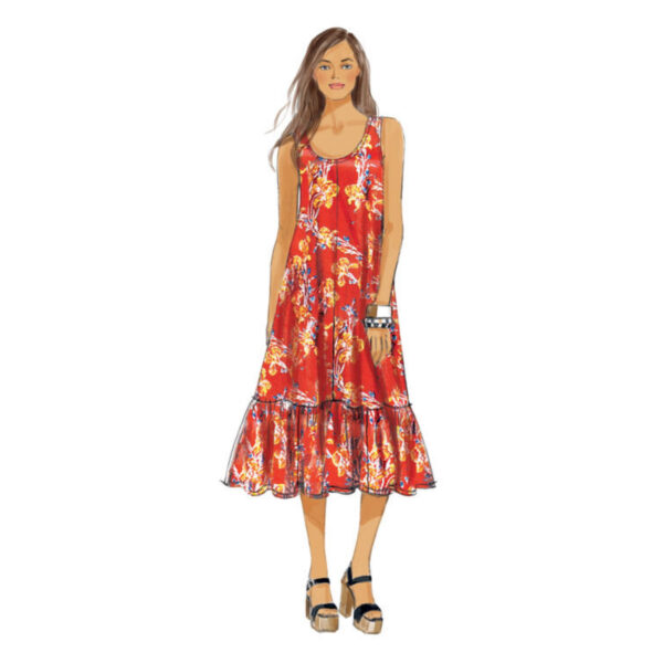 Butterick Schnittmuster - B6350 -  verspieltes Sommerkleid – Bild 3