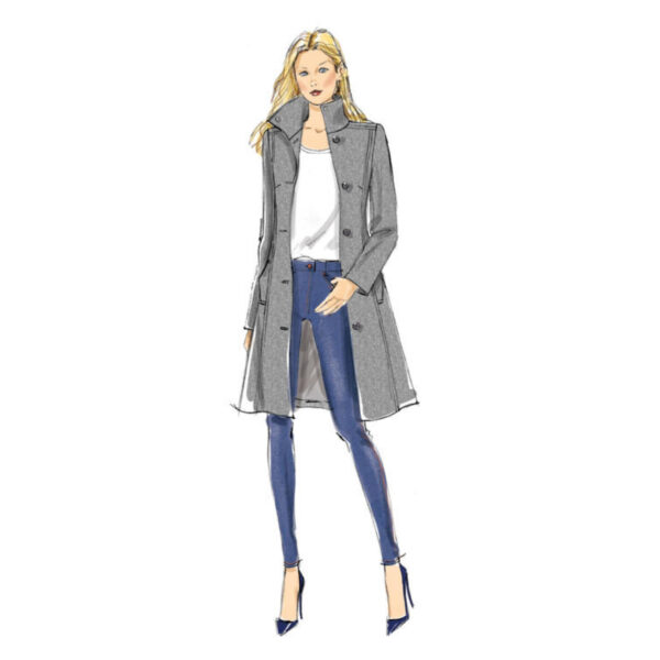 Butterick Schnittmuster - lisette - B6385 - Mantel, lange Jacke – Bild 3